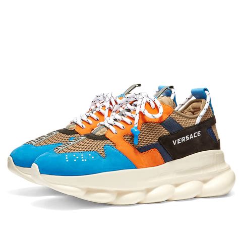 versace chain reaction orange|Versace chain reaction twill.